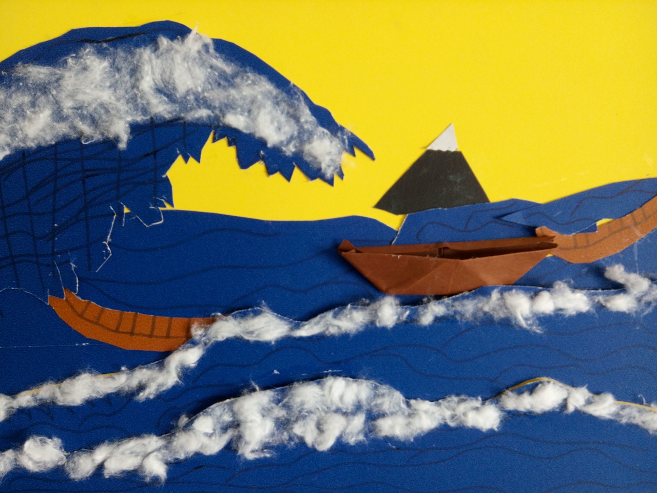 La Vague Hokusai Cycle 3 Arts Visuels